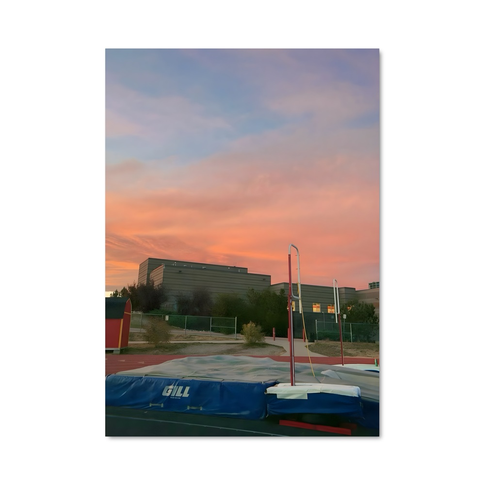 Poster Ciel de Stationnement – affiche Athlétisme